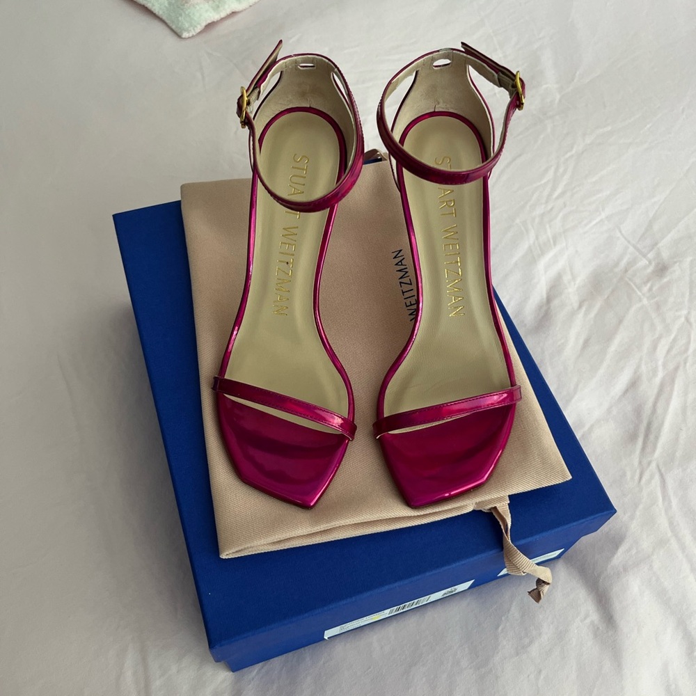 Stuart Weitzman Nudistcurve 100SANDA Heels